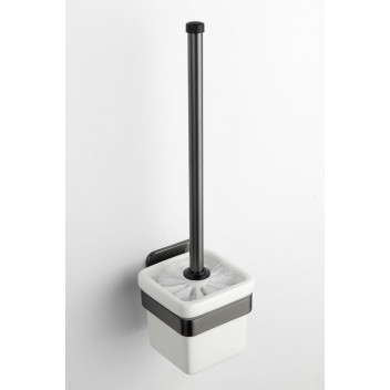 ECLIPSE GUNMETAL TOILET BRUSH HOLDER