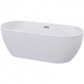PARIS FREESTANDING BATH ACRYLIC WHITE 1620X735X570