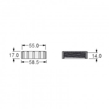 STOPEND THREADED PVC WHITE 40MM