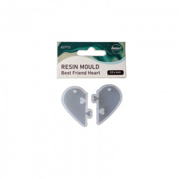 MOULD RESIN CRAFT  60772  BEST FRIEND HEART