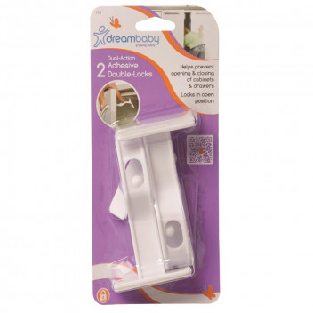 DREAMBABY DOUBLE ADHESIVE LOCKS 2PIECE