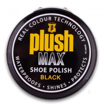 PLUSH MAX BLACK SHOE POLISH 100ML