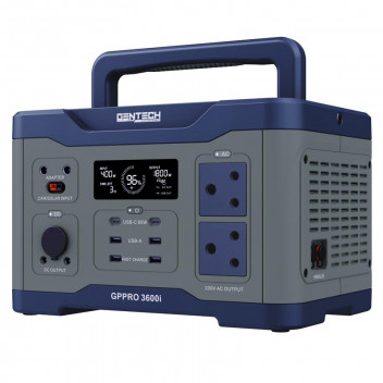 GENTECH PORTABLE POWER STATION 3600WATT