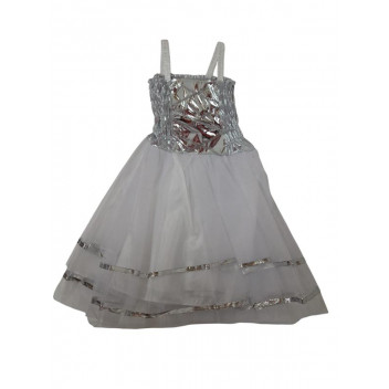 KIDS WHITE PRINCESS PARTY DRESS