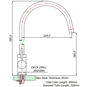 SINGLE HOLE SINK MIXER.