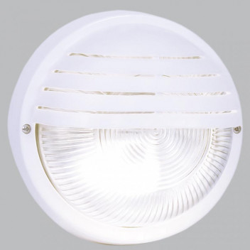 BRIGHTSTAR BLACK ROUND PVC EYELID BULKHEAD WITH GLASS COVER