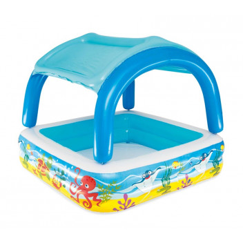 POOL SWIMMING  52192  PLAY WITH CANOPY   1.4X1.4X1.14M BESTWAY