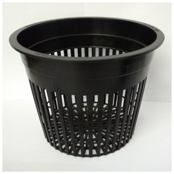 BLACK NET PLASTIC POT 12.5CM