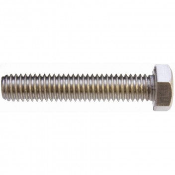 GALVANIZED HEXAGON SCREW SET 6X40MM 5PER PACK
