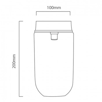 EUROLUX WATERTIGHT JAM JAR BULKHEAD LIGHT