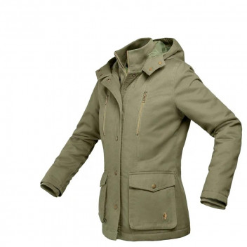BOERBOEL OLIVE LADIES KALAHARI PARKA JACKET MEDIUM