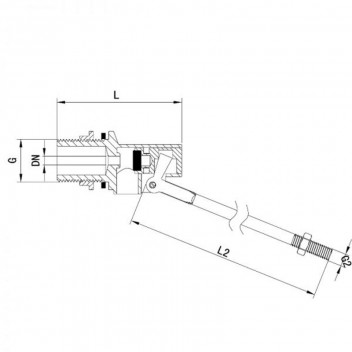 BRASS FLOAT VALVE LOW PRESSURE NO BALL 40MM