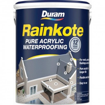 DURAM RED FIBRE-TECH REINFORCED WATERPROOFING 5L