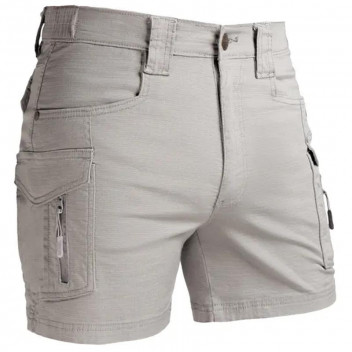 BOERBOEL MEN\'S ODDYSEY CARGO GREY SHORTS SIZE 42