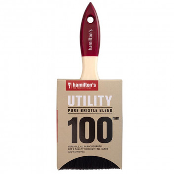 HAMILTONS UTILITY PAINT BRUSH  100MM