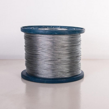 NTEK GALVANISED STRANDED ELECTRIC FENCE WIRE 1.2MM 680M 5KG
