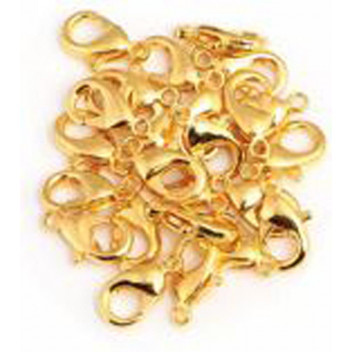 GOLD LOBSTER FINDINGS 12MM 12PC