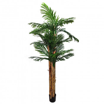THREE STEM ARTIFICIAL PALM TREE IN POT 2.1M