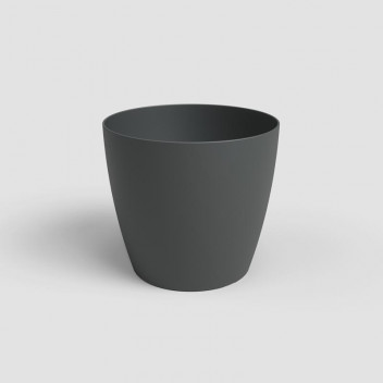 ARTEVASI SAN REMO MATTE ANTHRACITE PLASTIC POT 30CM