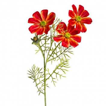 ORANGE COSMOS ARTIFICIAL FLOWER 63CM