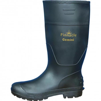 BLACK PVC GUMBOOT N07