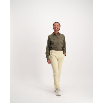 HI-TECH SPORTS LADIES TRAVELLER PANTS KHAKI SMALL