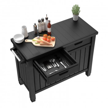 KETER OUTDOOR STORAGE BUFFET CABINET 134X52X90CM