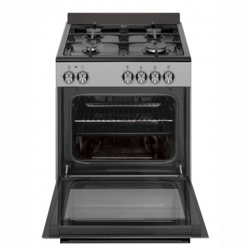 DEFY STAINLESS STEEL 4 BURNER GAS & ELECTRIC STOVE AND OVEN