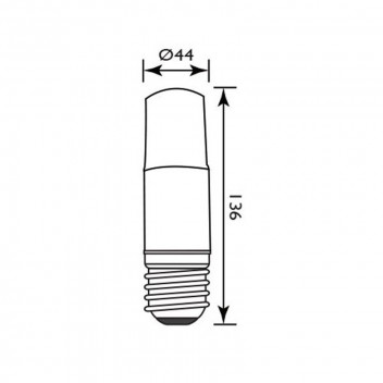EUROLUX LED BULB T30 STICK E27 12W 240V DAYLIGHT