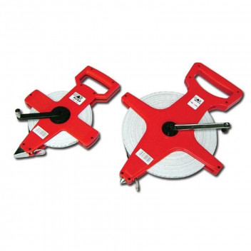 MITCO ROSS TAPE MEASURE FIBRE 50M BLACK OR RED.