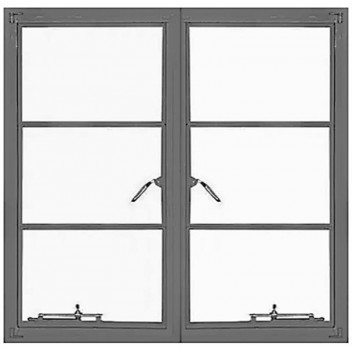 YEL F7 MILD STEEL WINDOW FRAME
