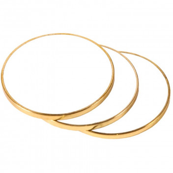 GOLD MARBLE COASTER 4PIECE