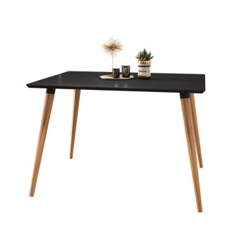 VENEZA BLACK DINING TABLE 1.2M