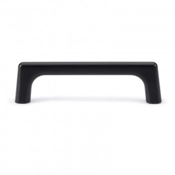 MATT BLACK MODERN D HANDLE 96MM