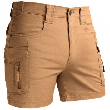 BOERBOEL MEN\'S ODDYSEY CARGO BROWN SHORTS SIZE 46