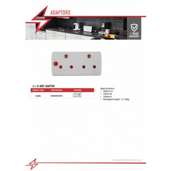 ELECTRICMATE ADAPTOR 2X16AMP