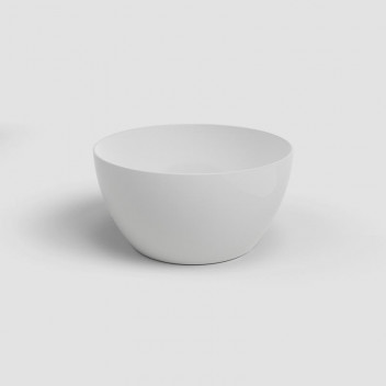 ARTEVASI SAN REMO GLOSSY WHITE PLASTIC POT 23CM