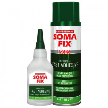 SOMAFIX FAST UNIVERSAL ADHESIVE WITH ACTIVATOR 400ML 50G