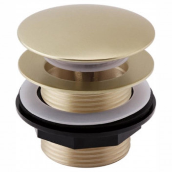BLUTIDE BATH WASTE POP UP BRASS BRUSHED 40MM.