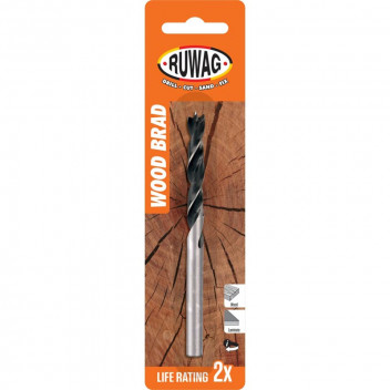 Ruwag Wood Brad Carded Drill Bit 14.0mm