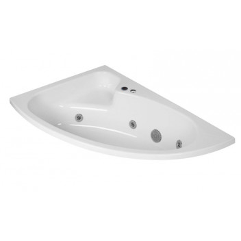 SALINA WHITE BATH SPA 6 JETS LEFT HAND 1500 X 960