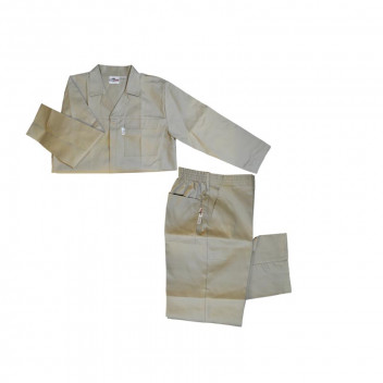 MAT-SAFE OVERALL CONTI SUIT KHAKI 2PIECE SIZE 40