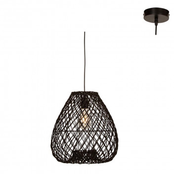 EUROLUX ALBERT RATTEN BLACK LIGHT PENDANT