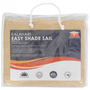 KALAHARI SHADE TRIANGLE SAND EASY SAIL 3.6M