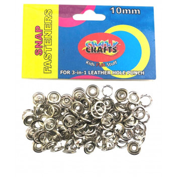 SILVER CRAFT SNAP FASTENER 4MM