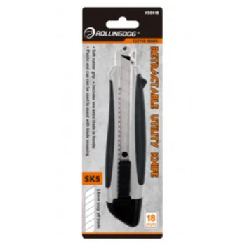 ROLLINGDOG 18MM RETRACTABLE UTILITY KNIFE