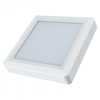EUROLUX CEILING LIGHT SQUARE WHITE 170MM 4000K