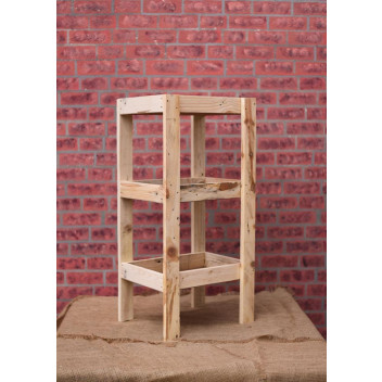 WOOD PALLET SHELVE 3TIER