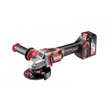 DCK 20V 115MM CORDLESS ANGLE GRINDER KIT 2X4.0AH BATTERIES + CHARGER