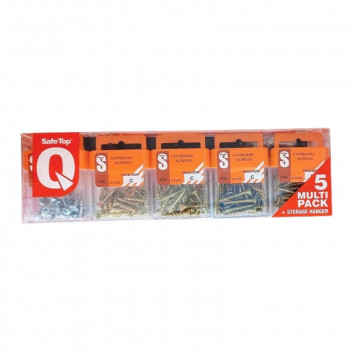 SAFETOP CHIPBOARD SCREWS  4.0MM  MULTIPACK